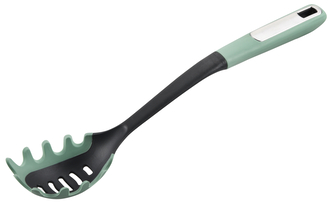 KESPER Naběračka na těstoviny se silikonovým okrajem 34,5 cm, zelená