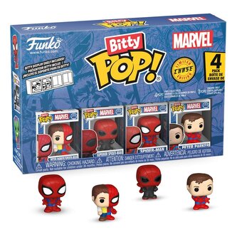 Funko Bitty POP: Spider-Man - Peter Parker (Split) 4-pack