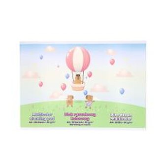 Blok rysunkowy A4/20K 80g Kapibara w balonie