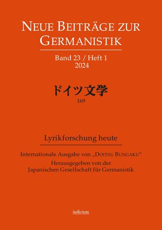 Neue Beiträge zur Germanistik, Band 23 / Heft 1 / 2024