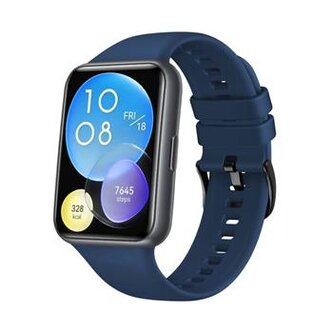 Fixed Silikonový řemínek Silicone Strap pro Huawei Watch FIT2, modrý
