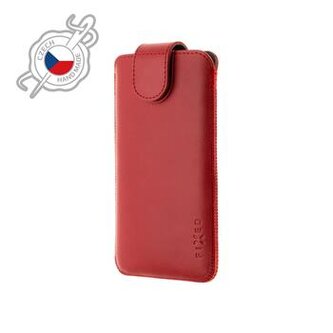 Fixed Kožené pouzdro Posh, velikost 6XL+, červené Fixed Kožené pouzdro Posh, velikost 6XL+, červené
