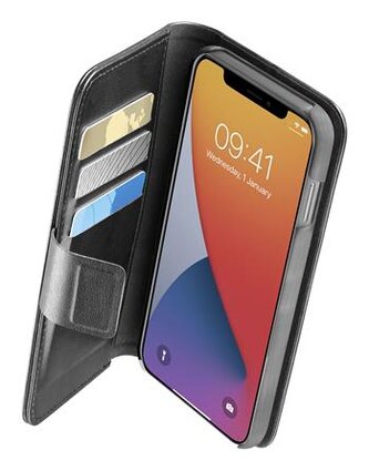 Cellularline Pouzdro typu kniha Book Agenda 2 pro Apple iPhone 12 Pro Max, černé