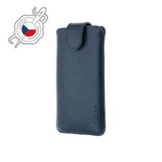 Fixed Kožené pouzdro Posh, velikost 4XL+, modré
