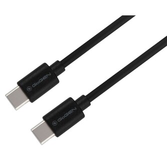 GoGEN USB-C USB-C, 60W, 0,3m, Kabel - černý GoGEN USB-C USB-C, 60W, 0,3m, Kabel - černý