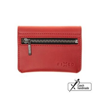 Fixed Kožená peněženka Tripple Wallet z pravé hovězí kůže, červená Fixed Kožená peněženka Tripple Wallet z pravé hovězí kůže, červená