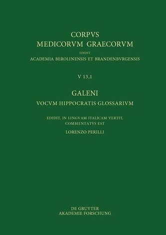 Galeni vocum Hippocratis Glossarium / Galeno, Interpretazione delle parole difficili di Ippocrate