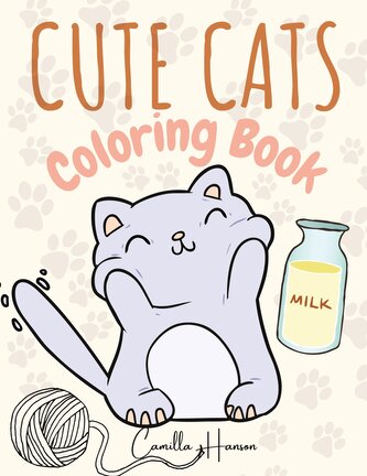 Cute Cats Coloring Book