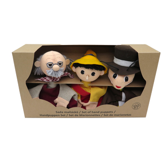 Krabička maňásků-Kluk s dlouhým nosem