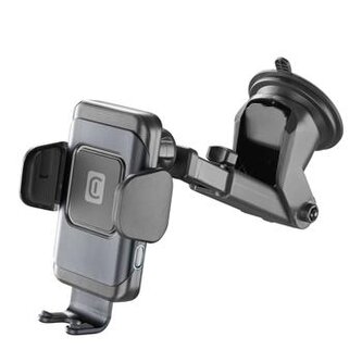 Cellularline Univerzální držák do auta Hug Air s bezdrátovým nabíjením, 10W, černý