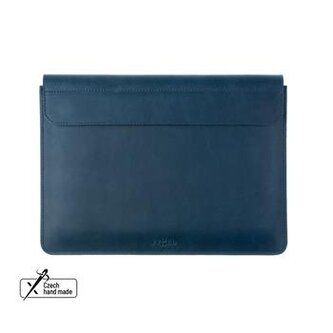 Fixed Kožené pouzdro Oxford pro Apple MacBook Air 15,3" (2023) M2, modré