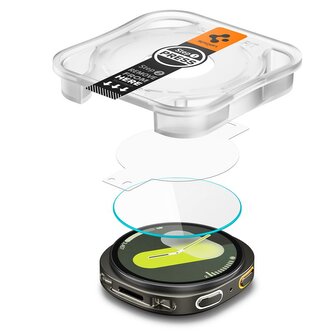 Spigen Glass tR EZ Fit 2 Pack - Galaxy Watch 8 (40mm)