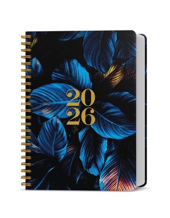 Denní diář 2026 David Twin Modré listy