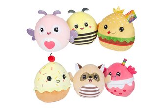 Zvířátko/Jídlo plyšové 21x25cm 6 druhů