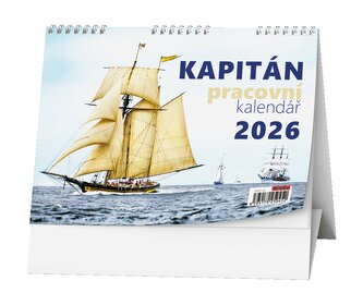 Stolní kalendář 2026 - Kapitán