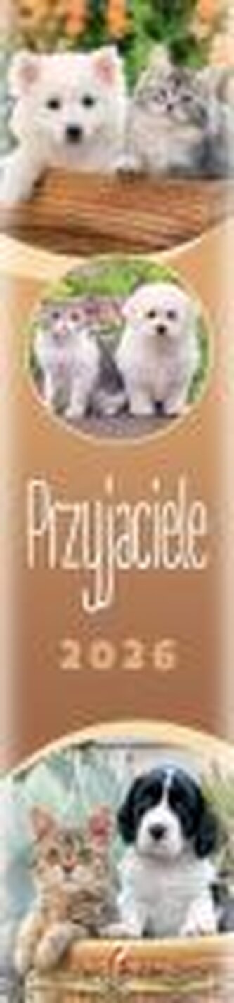 Kalendarz 2026 paskowy Przyjaciele