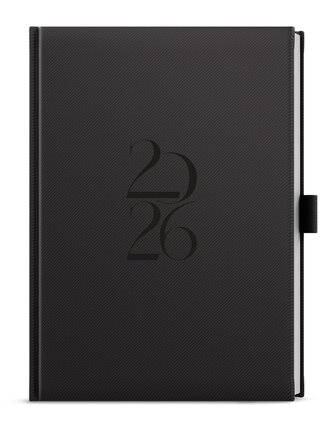 Denní diář 2026 - David - Deny - A5 - černá