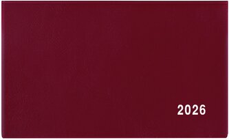 Týdenní diář 2026 - Cyril - PVC - bordó