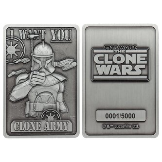 Sběratelský ingot Star Wars: Clone Wars - Captain Rex