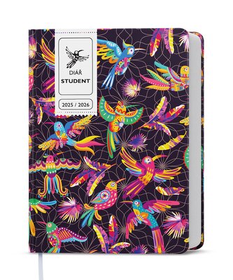 Studentský diář 2025-2026 - Papoušci