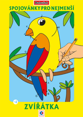 Omalovánky A4 - Spojovánky pro nejmenší, Zvířátka (12 str. 4/4 + ob. 4/0)