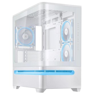 ASUS Case AP202 PRIME CASE, mATX, Průhledná bočnice, 3x 120mm ARGB Fan, bílá