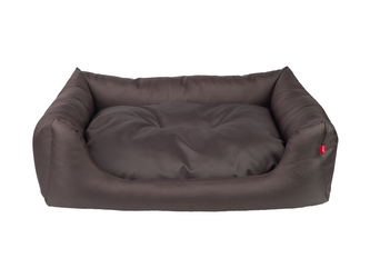 Pelíšek pro psa BASIK SOFA hnědá velikost XL 90x72x22 cm