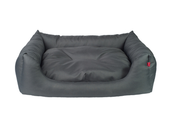 Pelíšek pro psa BASIK SOFA šedá velikost S 58x46x17 cm