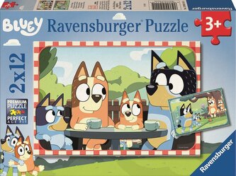 Puzzle dla dzieci 2D: Bluey 2x12el
