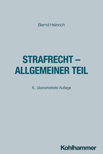 Strafrecht - Allgemeiner Teil
