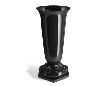 Plastová váza černá 150 mm