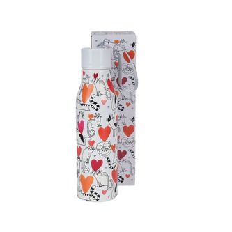 Butelka termiczna Koci Świat SERCA