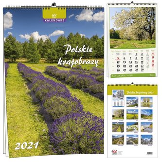 Kalendarz 2021 7 Plansz Polskie KrajobrazyEV-CORP
