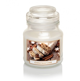 Svíčka skleněná 130 g, Christmas Cake