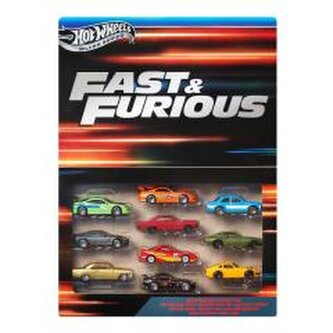 Hot Wheels Fast&Furious Szybcy i wściekli 10-pak