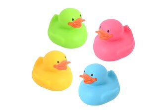 Kačenky do vody guma 8x8cm 4 barvy 6m+