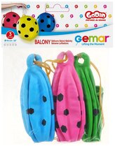 Balony premium Piłka nożna piłki z gumką op. 3 szt., GoDan