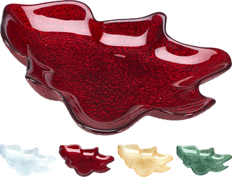 TALERZ SZKLANY W KSZTAŁCIE CHOINKI 4 KOL