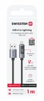 SWISSTEN LCD KABEL USB-A  / LIGHTNING 1 M