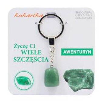 Brelok Wiele szczęścia awenturyn