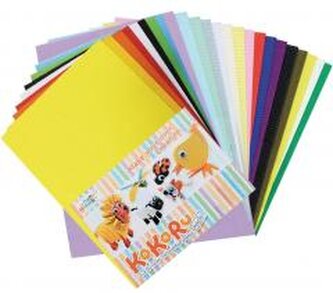 Tektura falista A4 24 arkusze mix