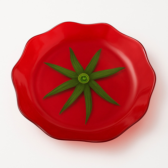 ARIA FRESH Naczynie pomidor 22x22x2cm