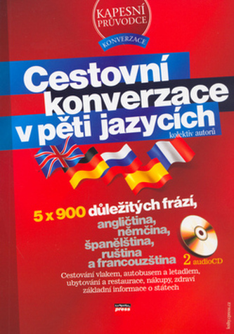 Cestovní konverzace v pěti jazycích + 2 audio CD