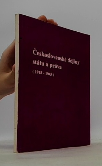 Československé dějiny státu a práva (1918-1945)