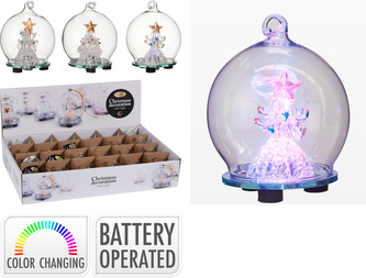 KULA LED Z OZDOBĄ WEWNĄTRZ 3 RODZJE