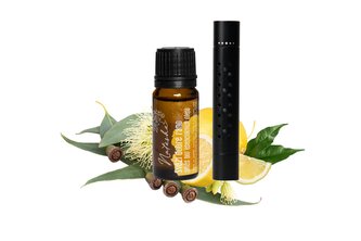 Natasha Sada Difuzér do auta + olej Svěží dobré ráno - včetně 3 bavlněných polštářků