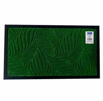 Rohož GREEN obdélník guma/koberec 40x70 cm - zelená