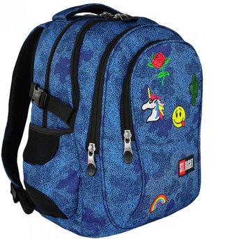 Plecak 4-komorowy Spine-Friendly Jeans&Badges;