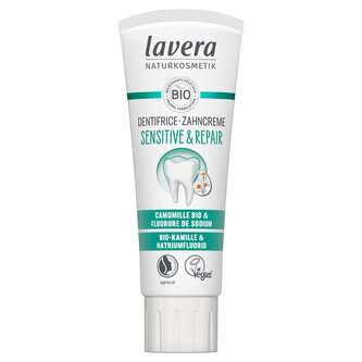 Lavera Zubní pasta pro citlivé zuby s fluoridem Sensitive & Repair (75 ml) - pro citlivé zuby a dásně
