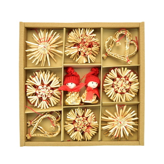 Slaměné ozdoby, 30 ozdob